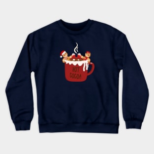 Gingerbread Man Cocoa Hot Tub Crewneck Sweatshirt